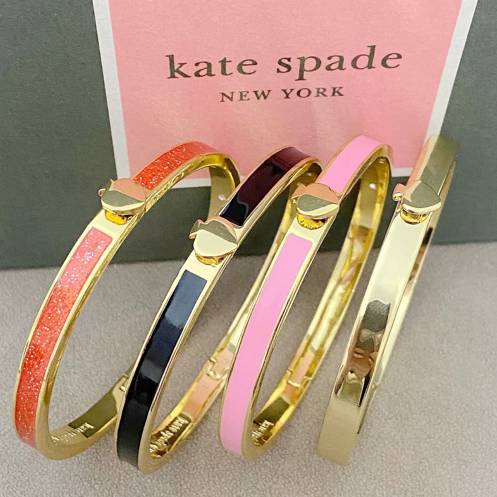 kate spade Glossy Enamel Geometric Metal Bracelet